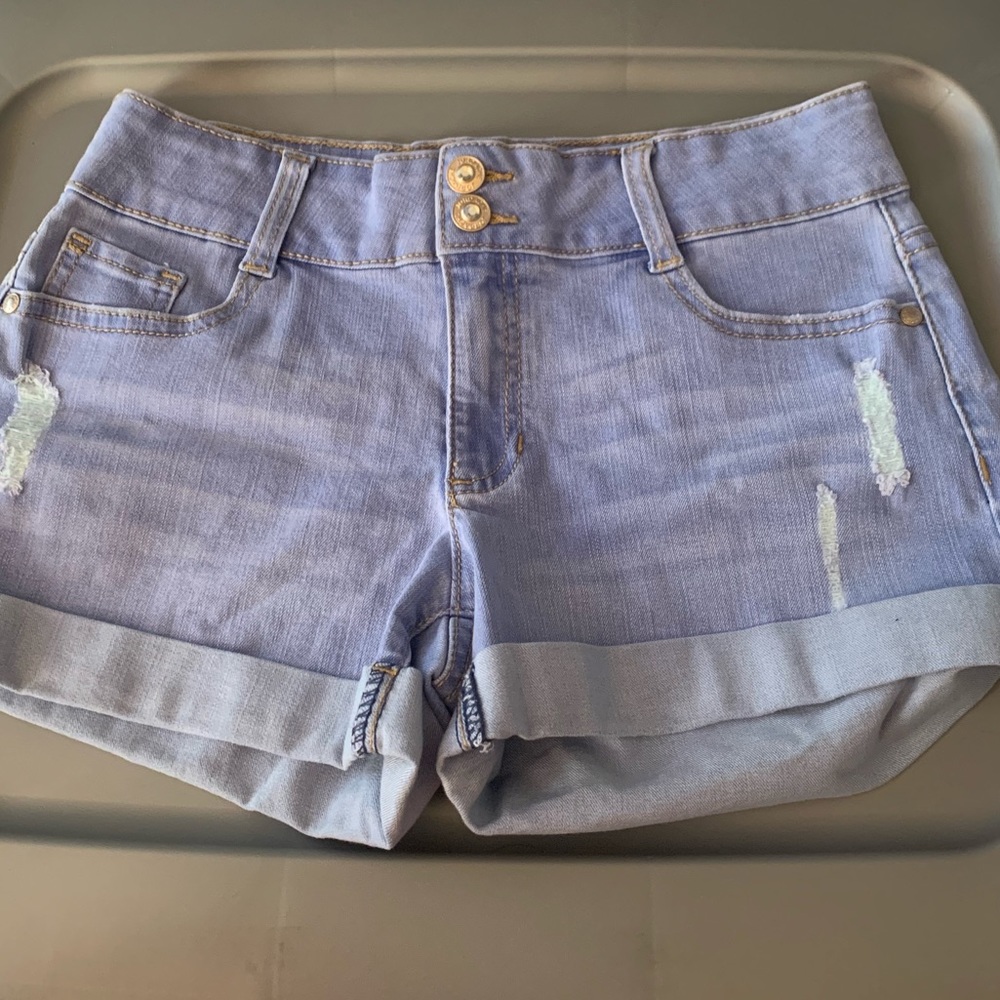 Denim shorts
